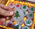 IKXO白玉玉石中國象棋棋盤套裝擺件高檔長(zhǎng)輩書房辦公室節(jié)日創(chuàng)意送禮品 玉石象棋套裝 曬單實(shí)拍圖
