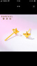 賽菲爾復(fù)購補(bǔ)貼黃金耳飾5G足金皇冠小耳釘養(yǎng)耳棒 一對 約0.55克 曬單實(shí)拍圖