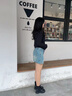 卓詩尼厚底馬丁靴女2024年秋冬季新款粗跟機(jī)車單靴子加絨英倫風(fēng)短靴女 黑色-單里 37 曬單實(shí)拍圖
