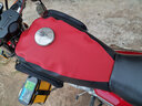 輕騎鈴木悍道小太子QS150-6摩托車(chē)油箱包套罩皮包騎士包 1.2特級耐磨耐刮紅黑搭配帶包 曬單實(shí)拍圖