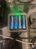 南孚7号充电锂电池4粒 1.5V恒压快充 TENAVOLTS 适用闪光灯/手柄/吸奶器/鼠标/话筒等 AAA七号 实拍图