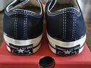 匡威（Converse）1970s男女鞋經(jīng)典三星標(biāo)低幫情侶帆布鞋運(yùn)動(dòng)休閑板鞋學(xué)生鞋多巴胺 162058C 經(jīng)典低幫黑 43 /9.5 曬單實(shí)拍圖