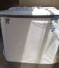 小鴨洗+脫水16公斤 半自動(dòng)家用洗衣機 雙電機大容量雙桶雙缸波輪洗衣機脫水甩干雙筒 半自動(dòng)洗衣機 10公斤 XPB100-C701S【臭氧滅菌】 曬單實(shí)拍圖