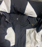 卡賓男裝 90鴨絨羽絨服秋冬新款反光印花寬松外套山系戶 煤黑色01 M /170/48 曬單實(shí)拍圖