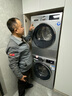 博世（BOSCH）10公斤活氧洗烘套裝 全自動家用洗衣機 空氣洗 熱泵烘干機 干衣機 冷凝器自清潔 WGA154E80W+WTUM45D80W 曬單實拍圖