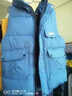 酷萌晨晨?jì)和R甲男童外套棉服中大童秋冬裝8新款坎肩寶寶3-14歲童裝男背心外套男孩加厚保暖學(xué)生馬夾 藍色 大口袋馬甲 170 曬單實(shí)拍圖
