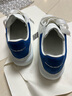 亞歷山大麥昆（Alexander McQueen） 男士系帶小白鞋闊型休閑運動(dòng)鞋 白色/巴黎藍 41情人節 曬單實(shí)拍圖