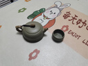 尊壺 紫砂壺石瓢茶壺手工茶具套裝國工沈惠芳獅球壺絞泥禮品泡茶器 獅球壺套裝【一壺二杯】 曬單實(shí)拍圖