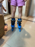 乐秀RX2T溜冰鞋儿童全套装专业轮滑鞋初学者男女滑冰旱冰直排轮平花鞋 蓝色原厂套装 L码（35-38适合9岁以上） 实拍图