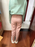衣諾坊兒童保暖褲加絨校服神器 女童保暖褲：粉色 150碼 曬單實(shí)拍圖