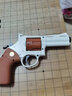 高恩小月亮ZP5加重左輪玩具槍軟彈搶男孩成人發(fā)射器cs兒童手熗wargame 手動(dòng) 24發(fā) 357棕色標配 曬單實(shí)拍圖