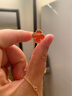 紀思梵（CHEESEFAN）輕奢和田玉項鏈女玫瑰彩金時(shí)尚首飾七夕情人節生日禮物送女友 玫瑰金項鏈【順豐空運、刻字】 曬單實(shí)拍圖