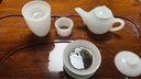 介屋 琉璃白玉功夫茶具套裝家用茶杯輕奢客廳辦公室用高端會客茶壺 9頭致白茶壺茶具+蓋碗+六君子 曬單實拍圖