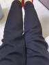 LNAN棉哈倫褲女2025春秋季新款韓版百搭外穿高腰修身顯瘦直筒休閑長褲 205黑色 M 建議90-100斤 曬單實拍圖