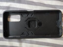 索聚 適用vivo iqooz1x手機殼鎧甲殼高檔支架全包防摔超薄保護殼 IQOO Z1X 炫酷黑【升級指環(huán)】氣囊防摔 曬單實(shí)拍圖