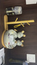 赟婭輕奢情侶暴力熊玄關(guān)鑰匙收納擺件創(chuàng)意家居裝飾品喬遷新房送禮好物 灰色情侶熊+木架 曬單實(shí)拍圖