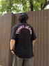 TOMMY JEANS【美式復古】春夏男裝純棉潮流拱形刺繡純色內搭短袖T恤上衣 黑色BDS M （推薦：135-150斤） 曬單實(shí)拍圖