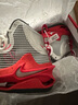 耐克（NIKE） AIR ZOOM GT JUMP 氣墊緩震耐磨高幫男子實(shí)戰(zhàn)籃球鞋 灰紅FJ7061-001 44.5 曬單實(shí)拍圖
