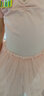 智友伴兒童演出服女童舞蹈服蓬蓬裙公主裙芭蕾裙粉色短袖紗裙 Z7704粉色 140cm（適合身高130-140cm） 曬單實(shí)拍圖