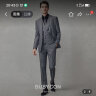 BUSYCON【支持定制】高端西裝套裝商務(wù)休閑西服男新郎結婚禮服正裝三件套 黑色(上衣+馬甲+褲子)高品質(zhì) L 50 參考體重135-145斤 曬單實(shí)拍圖