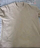 棉的美學(xué)300G重磅純棉長(cháng)袖t恤男日系復古內搭打底衫三本針純色衛衣 「竹節棉更透氣」蘭花白 S -寬松款【推薦95-120斤】 曬單實(shí)拍圖