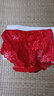 偽1娘用品全套 之 內褲男變1女裝性感情qu趣豐陰假陰隱藏jj三角褲 紅色 XL碼【110-160斤】隱藏款 曬單實(shí)拍圖