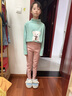 衣諾坊兒童保暖褲加絨校服神器 女童保暖褲：粉色 150碼 曬單實(shí)拍圖
