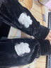 途尊可愛(ài)袖套手套二合一女秋冬季2024新款辦公室上班防臟套袖護袖成人 毛絨小狗-黑色【手套二合一】 曬單實(shí)拍圖