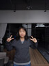 冪系連帽衛(wèi)衣女2025秋冬新款韓版休閑假兩件拼接洋氣時(shí)尚百搭顯瘦上衣 深灰色 XL 建議110-120斤 曬單實(shí)拍圖