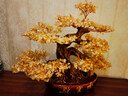 慕芳閣天然黃水晶發(fā)財(cái)樹(shù)擺件喬遷新居禮物公司店鋪開(kāi)業(yè)禮品客廳擺件 豪華版_天然黃水晶-金底 曬單實(shí)拍圖