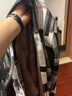 小眾設(shè)計(jì)高級感不規(guī)則幾何油畫迷彩毛衣外套男秋季外穿開衫針織衫 黑色 2XL 曬單實(shí)拍圖