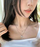 Grace Girl雙層蝴蝶項鏈女輕奢小眾ins風(fēng)鎖骨鏈時(shí)尚飾品紀念生日禮物送女友 雙層蝴蝶項鏈+輕奢禮盒 曬單實(shí)拍圖
