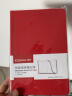 齐心（Comix）A5/25K 122张皮面记事本 商务办公会议记事本日记本笔记本子可定制文具用品 红色 C5902 实拍图