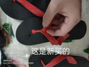 人字拖雷州紅踏雙鵝鴨仔鞋陽(yáng)鴨子老式男女沙灘涼拖鞋cmz 湛江人字拖 紅色 10碼(合適40-41腳) 曬單實(shí)拍圖