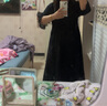 NY-RCE連衣裙女2025秋裝新款女裝法式雪紡連衣裙子夏茶歇復(fù)古小眾長裙潮 黑色【高端連衣裙】 3XL 曬單實拍圖