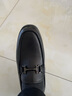皮爾卡丹（pierre cardin）男鞋細紋抗皺羊皮輕彈軟底商務(wù)套腳舒軟樂(lè )福皮鞋商場(chǎng)同款爸爸鞋 黑色 25升級輕底摔紋羊皮 42 曬單實(shí)拍圖