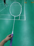 李寧（LI-NING） 【進(jìn)階提升】羽毛球拍全碳素進(jìn)攻型 風(fēng)刃500風(fēng)動(dòng)導流雷霆中端進(jìn) 5U雷霆60白（女神優(yōu)選）【空拍】 曬單實(shí)拍圖