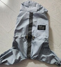 憨憨寵狗狗雨衣狗衣服小型犬全包四腳反光戶(hù)外防風(fēng)保暖沖鋒衣服防水雨披 藍色 XL號建議體重8-10斤 曬單實(shí)拍圖