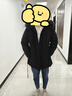 NEPA耐葩秋冬戶外女羽絨服防風中長款保暖輕量鵝絨服7J82077 黑色C01 M (100) 170/92A 曬單實拍圖
