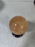 班德拉斯黃色水晶球擺件天然原石客廳裝飾風水球招財擺件方解石辦公室擺件 黃色水晶球擺件 直徑8厘米 曬單實拍圖