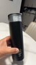 JOLEE法國品牌一鍵開蓋智能保溫杯茶水分離車載水杯生日禮物男士定制 儒雅黑【500ML】陶瓷內(nèi)膽500ml 曬單實(shí)拍圖