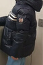 戴維貝拉（DAVE＆BELLA）冬裝新款防水兒童連帽羽絨服學(xué)院風(fēng)小男孩衣服中大童上衣女童外套 藏青色【現貨】 120cm（建議身高110-120cm） 曬單實(shí)拍圖