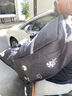 新日 SUNRA電動(dòng)車(chē)擋風(fēng)被冬季加厚加絨親子春秋防曬防水親膚面料防寒保暖電瓶車(chē)防風(fēng)罩加絨加厚護肩加寬側翼 黑色大眼萌妹 圍脖+加大側翼 曬單實(shí)拍圖