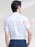 報喜鳥(niǎo)短袖襯衫男裝【新疆長(cháng)絨棉】男士成衣免燙輕商務(wù)正裝襯衫男襯衣 原白色 41 (175/96) 曬單實(shí)拍圖