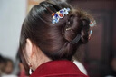 柏詩(shī)琳燒藍(lán)發(fā)簪新中式國(guó)風(fēng)簪子女古風(fēng)馬面裙?jié)h服后壓發(fā)飾側(cè)邊插梳發(fā)梳飾 短款流蘇花朵 曬單實(shí)拍圖