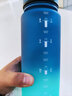 優(yōu)之（UZSPACE）水杯兒童小學(xué)生上學(xué)專(zhuān)用夏天喝水壺男士戶(hù)外運動(dòng)tritan塑料水杯子 寶藍 3053-800ml 曬單實(shí)拍圖