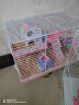 威毕兔笼兔子笼家用室内专用大号荷兰猪豚鼠松鼠刺猬小型狗笼方便清粪 白色特大号-8件套 实拍图