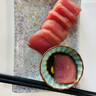 漁悅世家（YUYUESHIJIA）新鮮冷凍4A金槍魚切片 100g  刺身即食 吞拿魚生魚片 壽司食材 切片 100g 曬單實(shí)拍圖