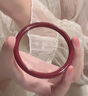 FACAMAN高品質(zhì)紫金砂朱砂手鐲女心經(jīng)叮當鐲高純度原礦正品手環(huán)情人節禮物 朱砂叮當手鐲 【圈口58mm】適合體重105-120斤 曬單實(shí)拍圖