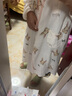 臺英華孕婦睡裙春秋季純棉孕婦睡衣裙夏季進(jìn)產(chǎn)房待產(chǎn)服孕婦生產(chǎn)服哺乳裙 可愛(ài)萌兔【帶哺乳口】 適合110-145斤 曬單實(shí)拍圖